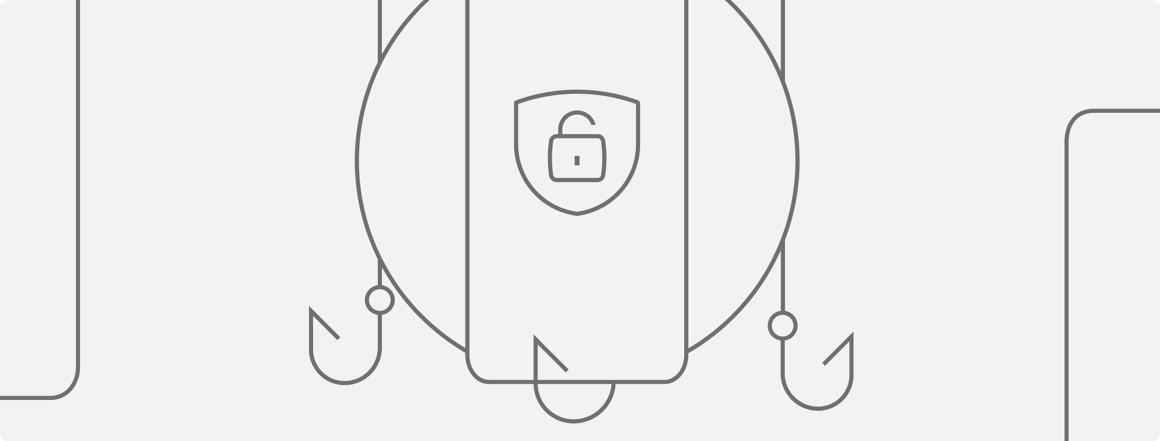 Ilustração para representar o golpe do phishing.