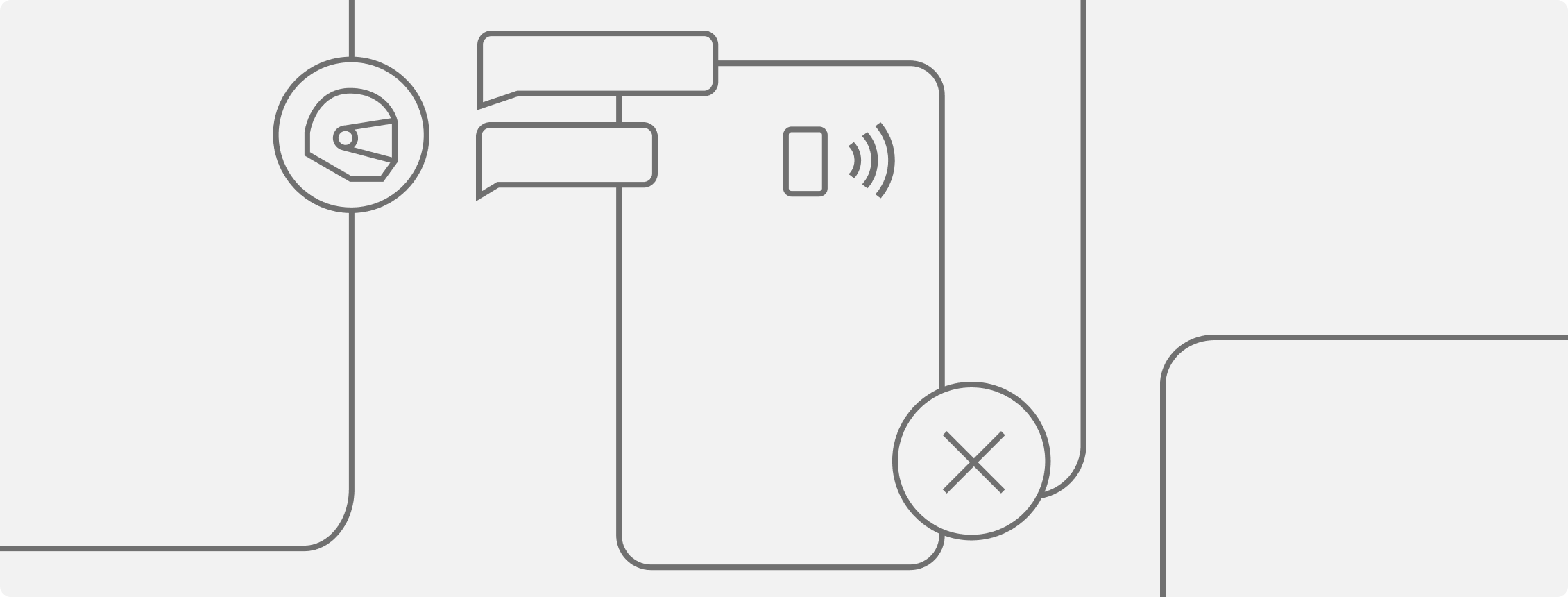 Ilustração para representar o Golpe do Motoboy.