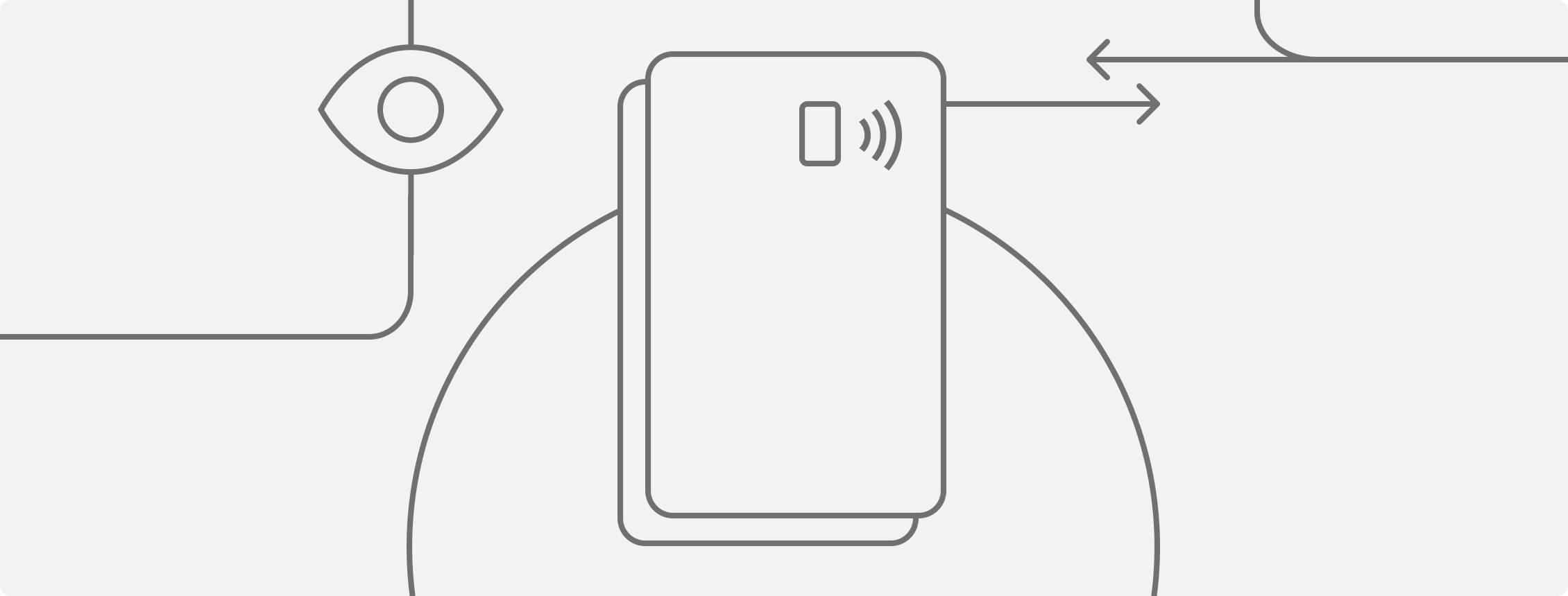 Ilustração para representar o Golpe da Troca do Cartão.