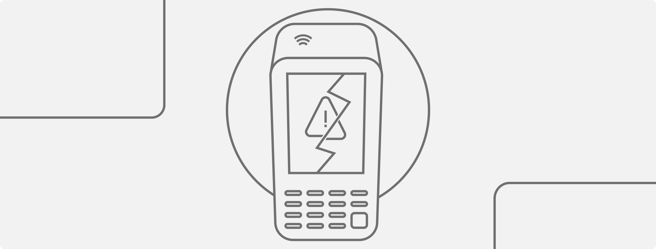 Ilustração para representar o Golpe da Maquininha.