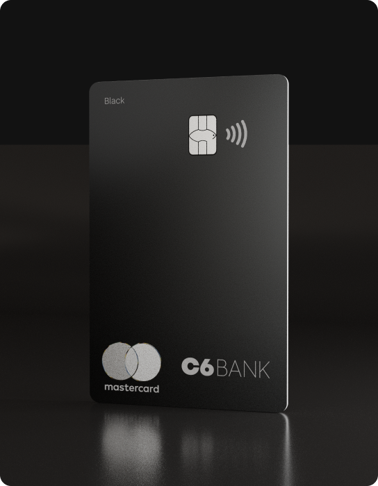 Cartão C6 Mastercard Black.