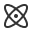 Ícone de átomos.