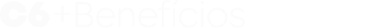 Logotipo C6+Benefícios em branco