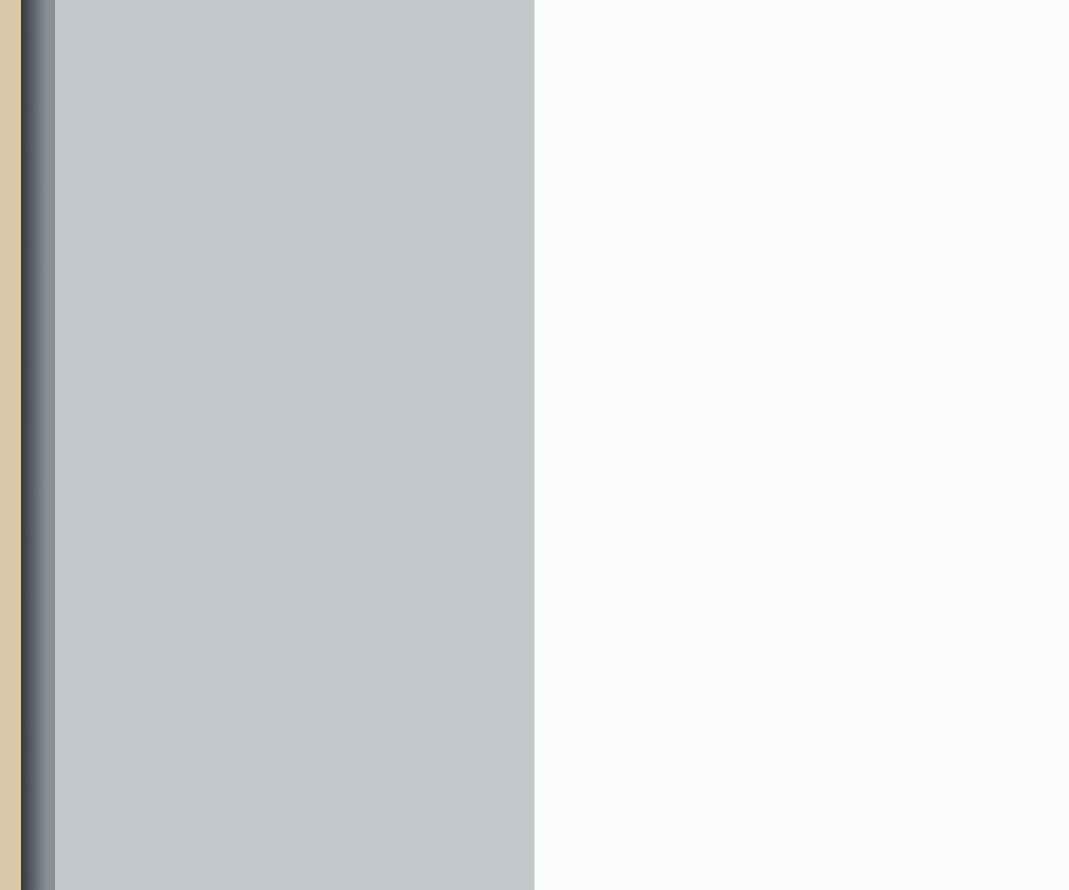 4 faixa de cores, 2 em menor proporção: bege/areia (Champagne) e degradê de cinza azulado escuro para cinza azulado mais claro (Gradiente Graphene). As outras 2 em maior proporção: cinza azulado claro (Gray) e branco (Marble).