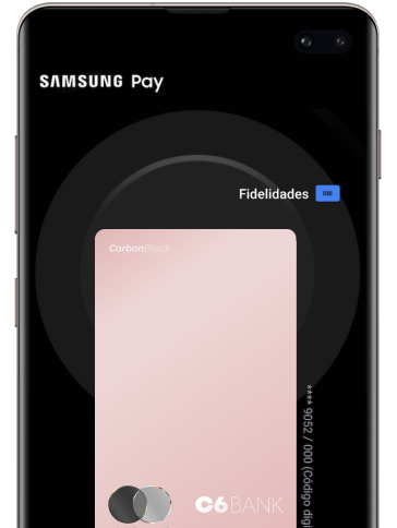 Celular Samsung com Samsung Pay